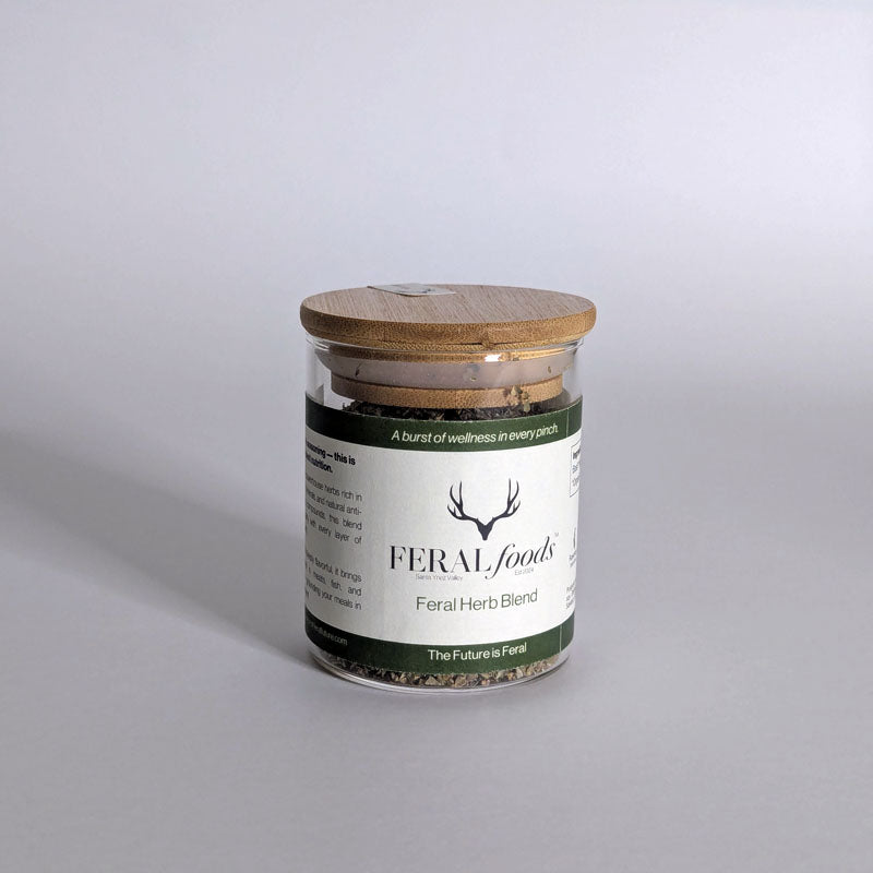 organic culinary herb mix made with wild herbs