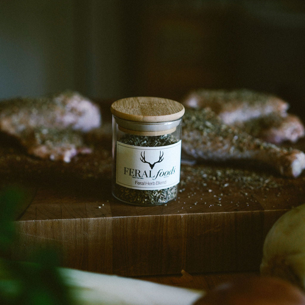 organic culinary herb mix made with wild herbs