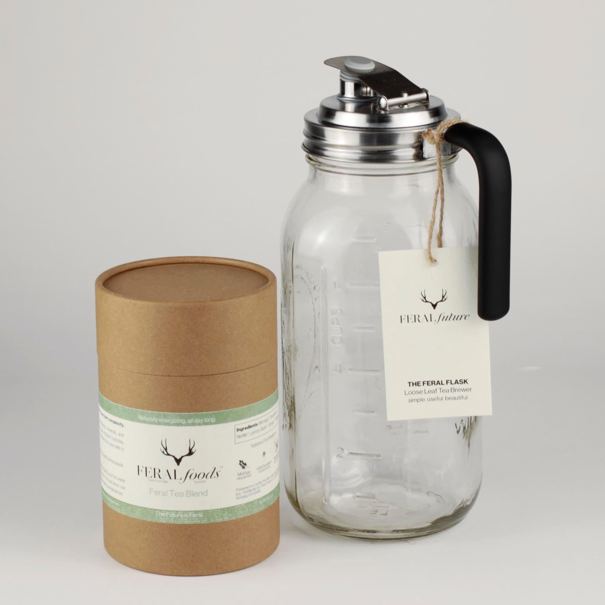 Feral Flask with Feral Tea Reserve