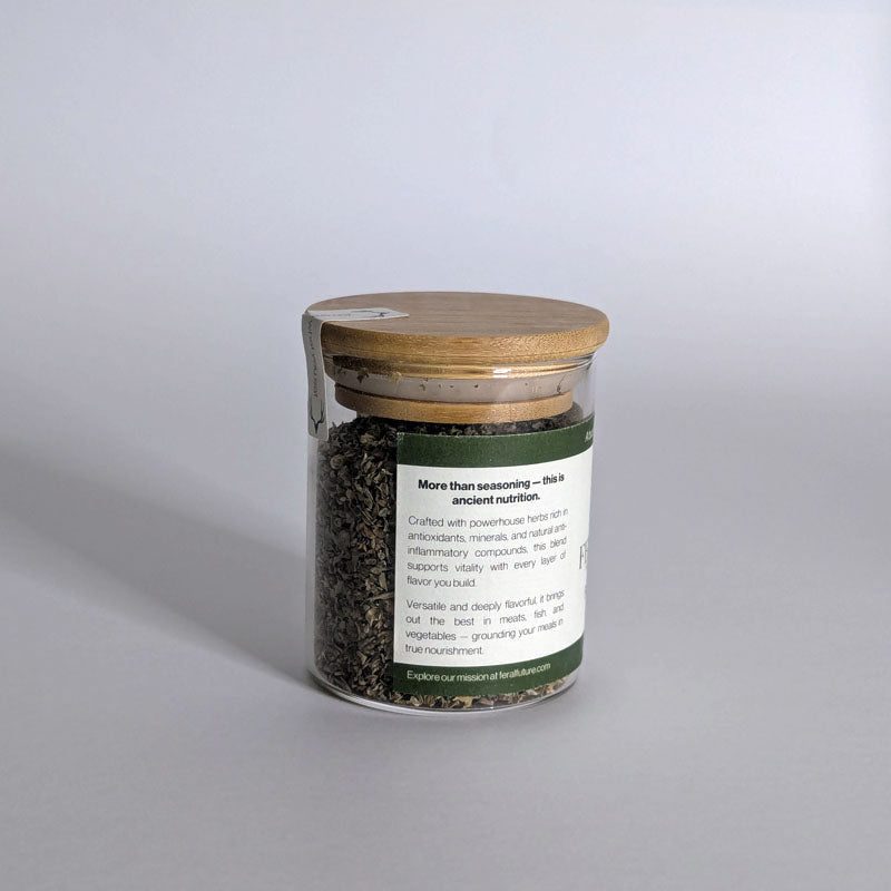 organic culinary herb mix made with wild herbs