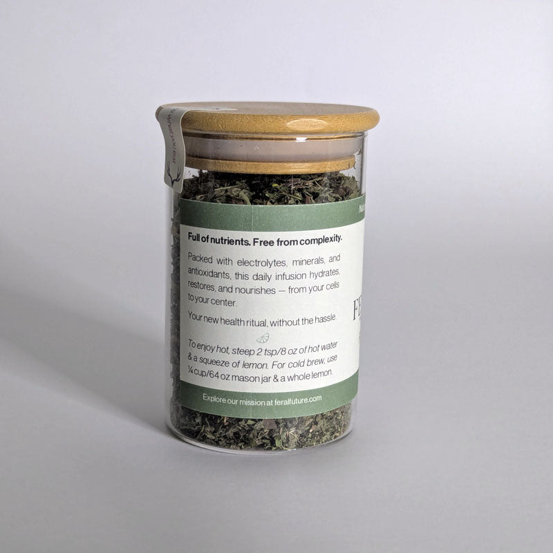 organic loose-leaf tea crafted with wild botanicals